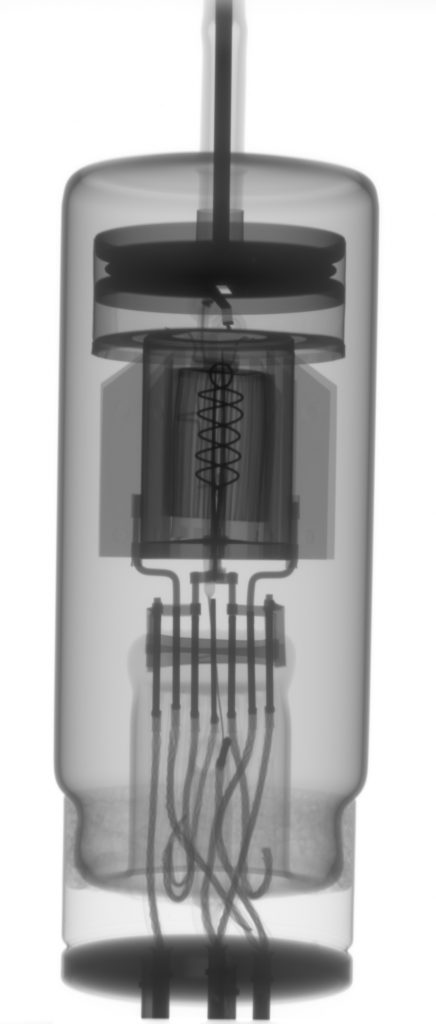 X-ray image of hard drive valve